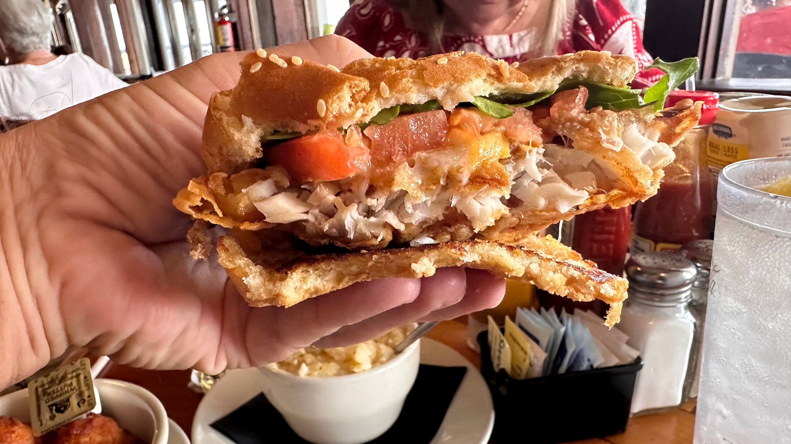 Grouper sandwich