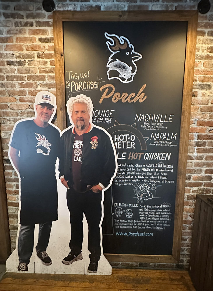 Guy Fieri and Palmer Fortune